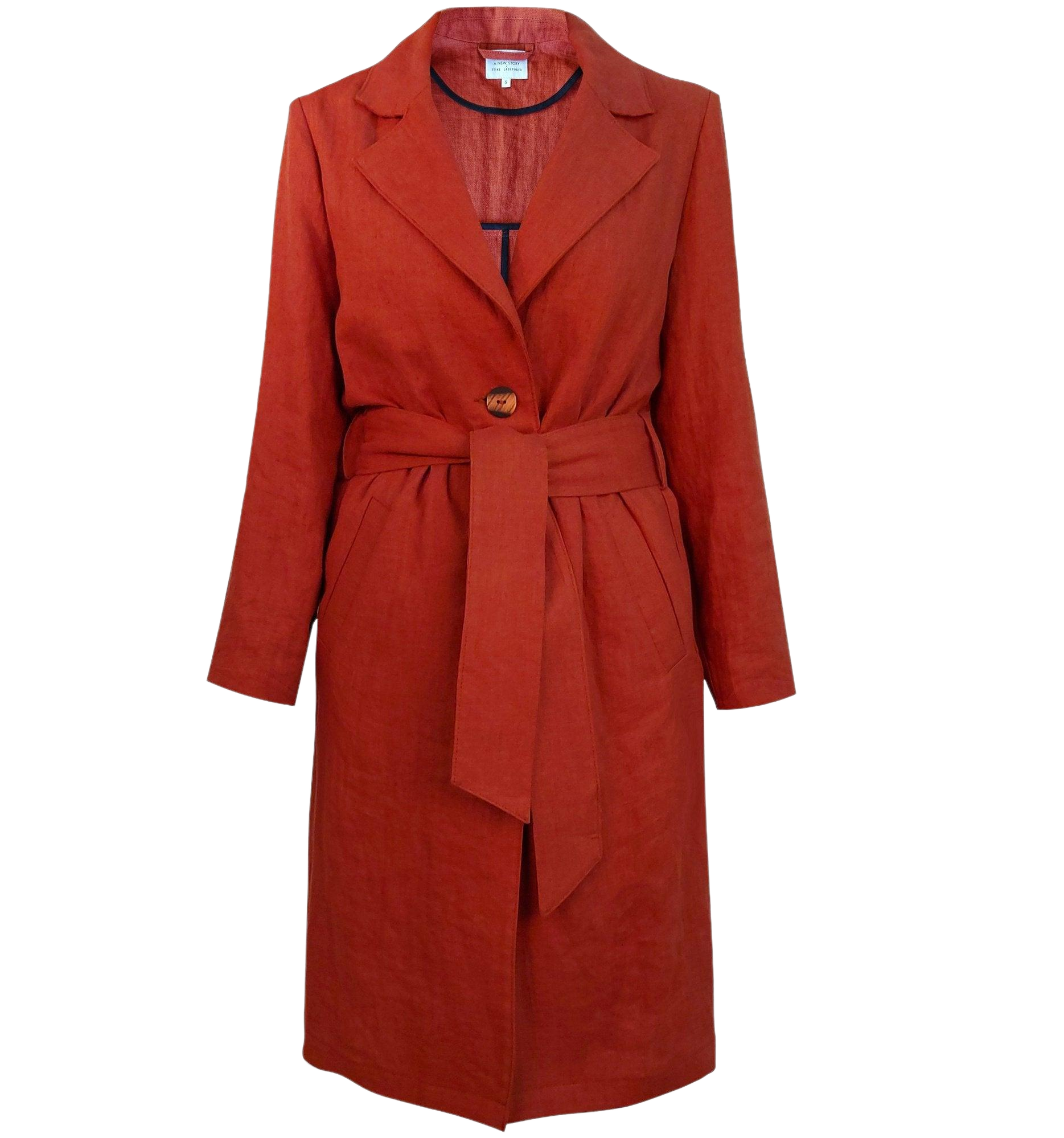 Bonnie lang hør Trenchcoat