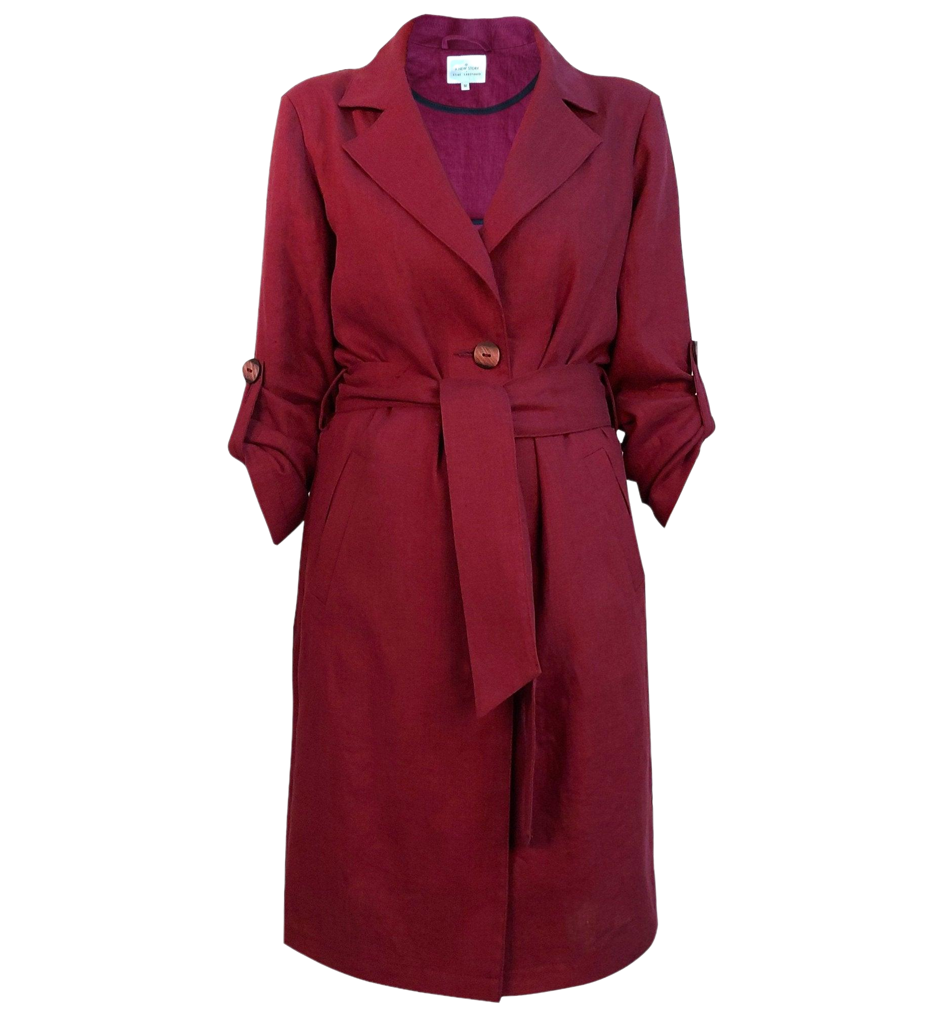 Bonnie lang hør Trenchcoat