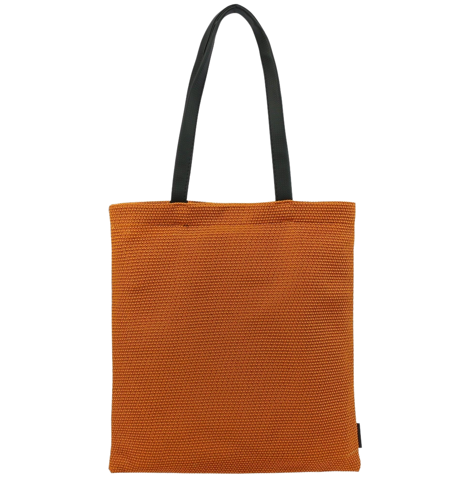 Stiff tote bag med lomme