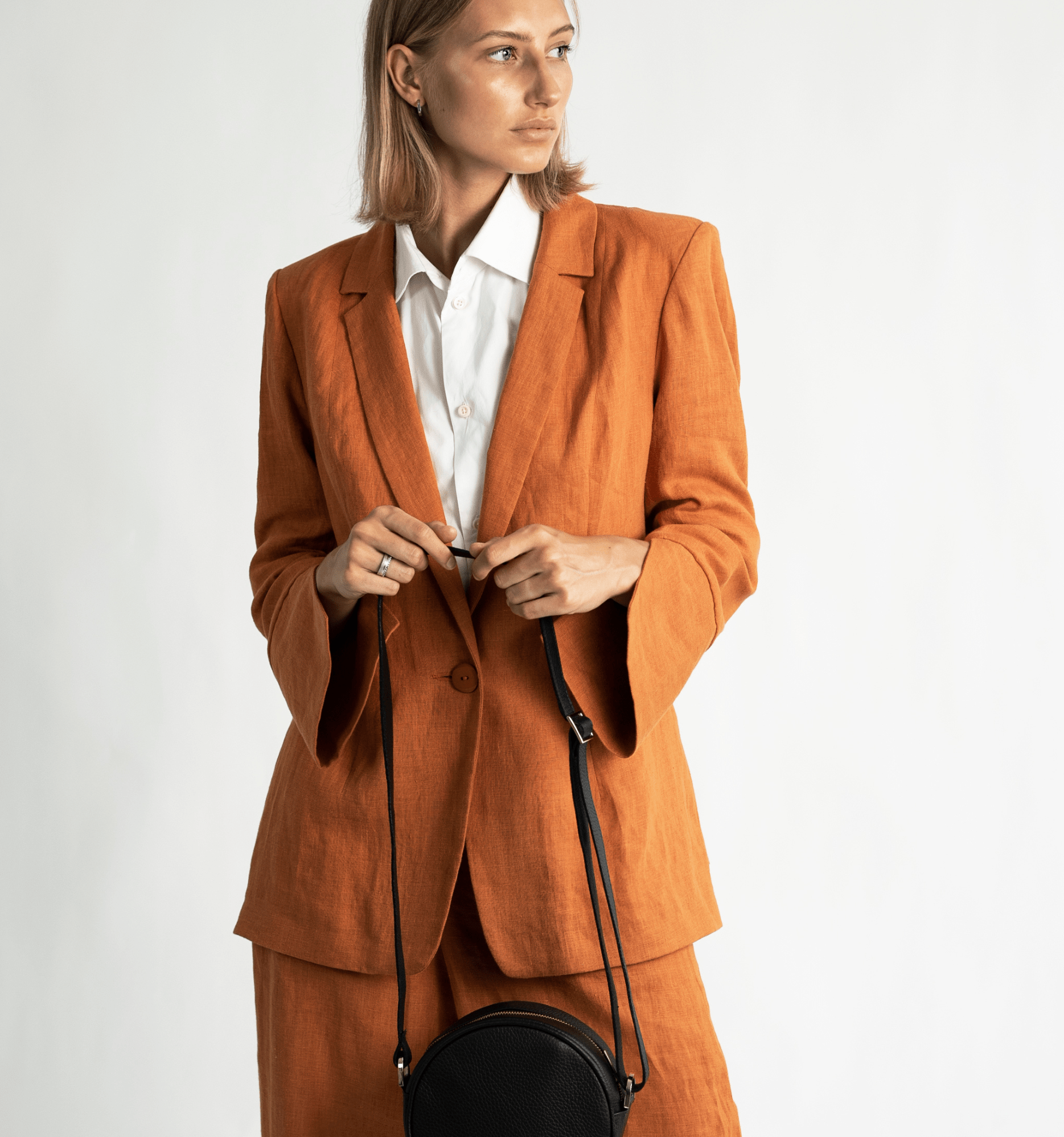 Litta hør blazer - A New Story